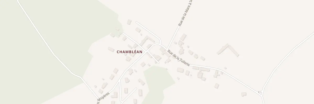 Plan du 177A Chamblean à Garnay