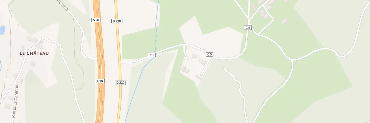 Plan du 1 Les Châtres à Razès