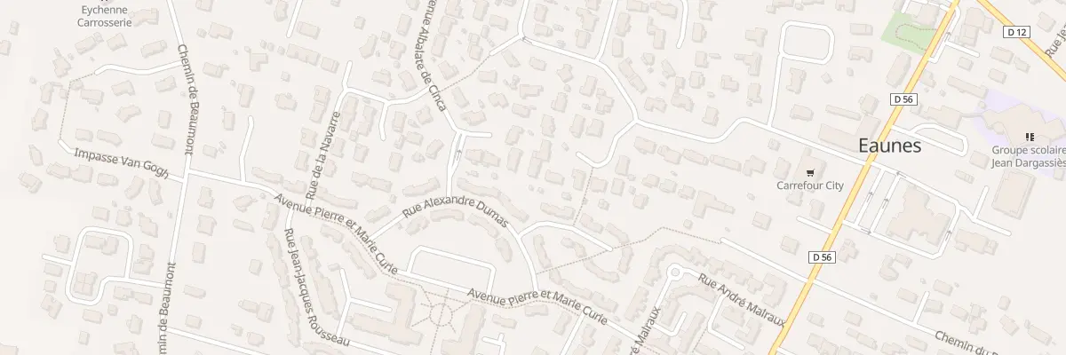 Plan du 5 Imp Bernard de Ventadour à Eaunes