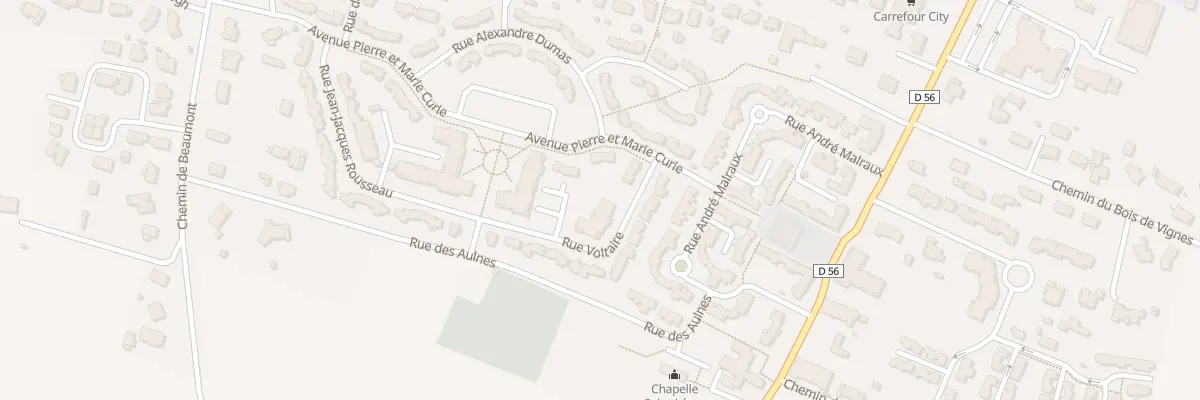 Plan du 5 Rue Voltaire à Eaunes