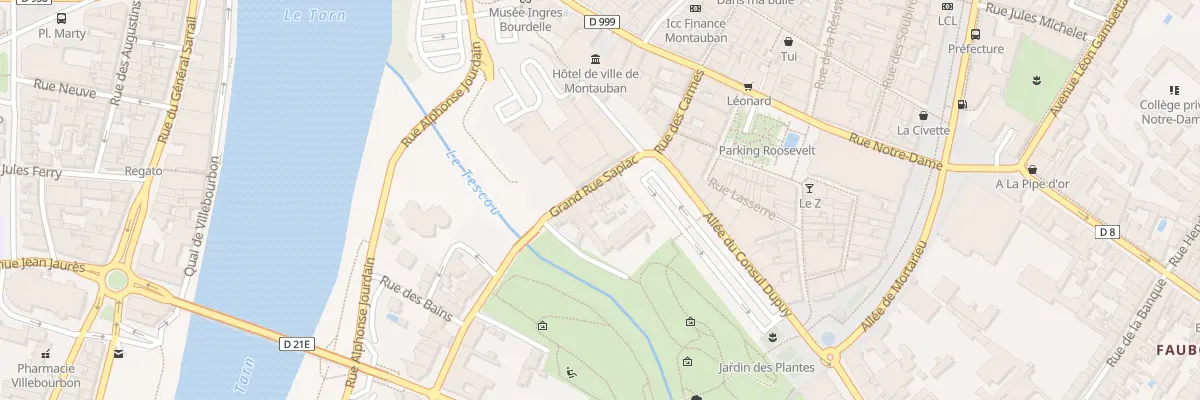 Plan du 9 Gr Grand Rue Sapiac à Montauban