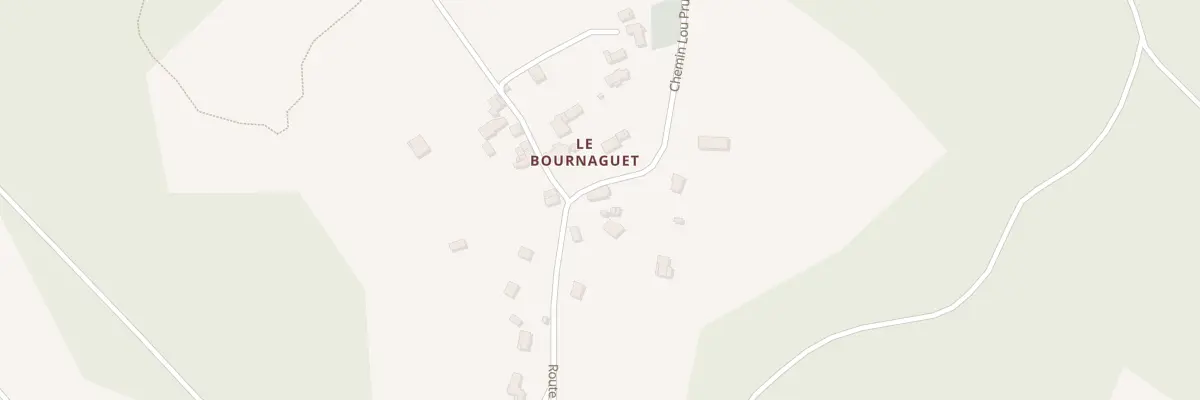 Plan du 440 Rte du Bournaguet à Trespoux-Rassiels