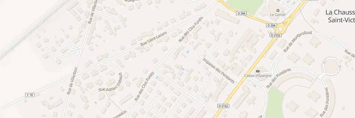 Plan du 8T Rue des Clos Furets à La Chaussée-Saint-Victor