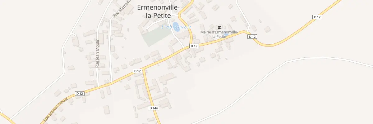 Plan du 18 Rue Marcel Proust à Ermenonville-la-Petite