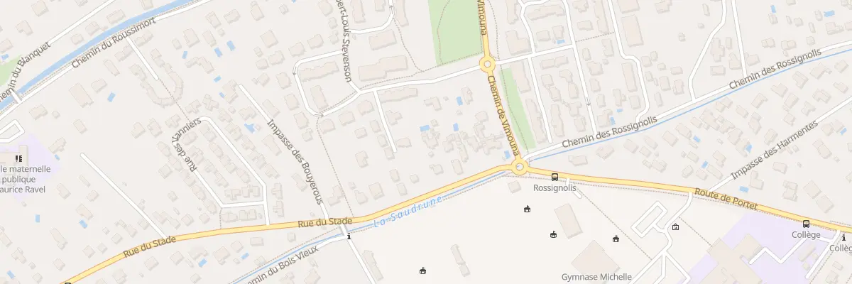 Plan du 43B Rue du Stade à Villeneuve-Tolosane