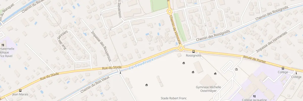 Plan du 43 Rue du Stade à Villeneuve-Tolosane