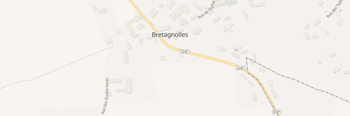 Plan du 4 Rte de Serez à Bretagnolles