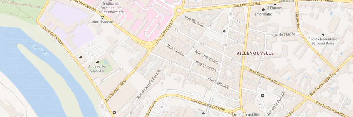 Plan du 54 Rue Delcasse à Montauban