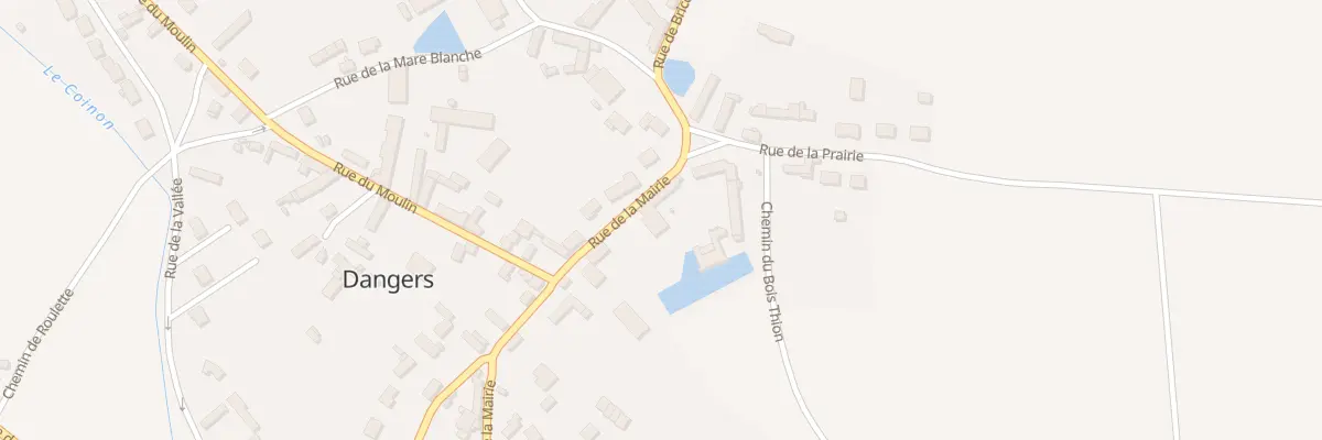 Plan du 26 Rue de la Mairie à Dangers