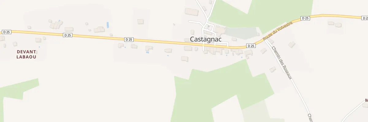 Plan du 5002F Le Village à Castagnac
