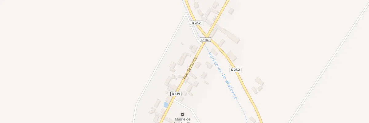 Plan du 8 Rue de l’Arche à Sandarville