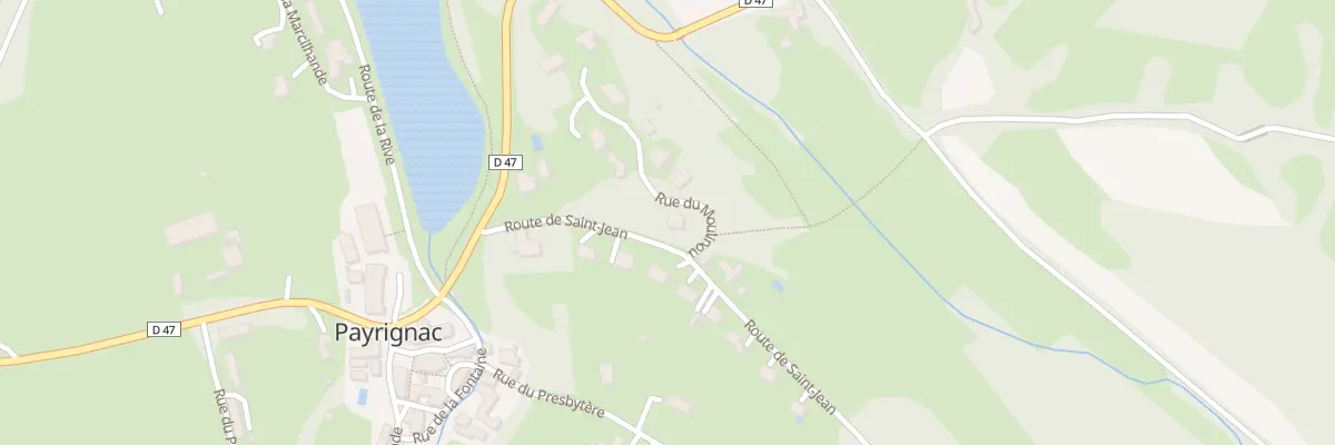Plan du 3 Rue du Moulinou à Payrignac
