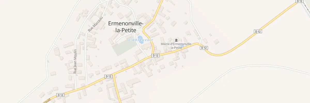 Plan du 2 Pl Saint-louis à Ermenonville-la-Petite