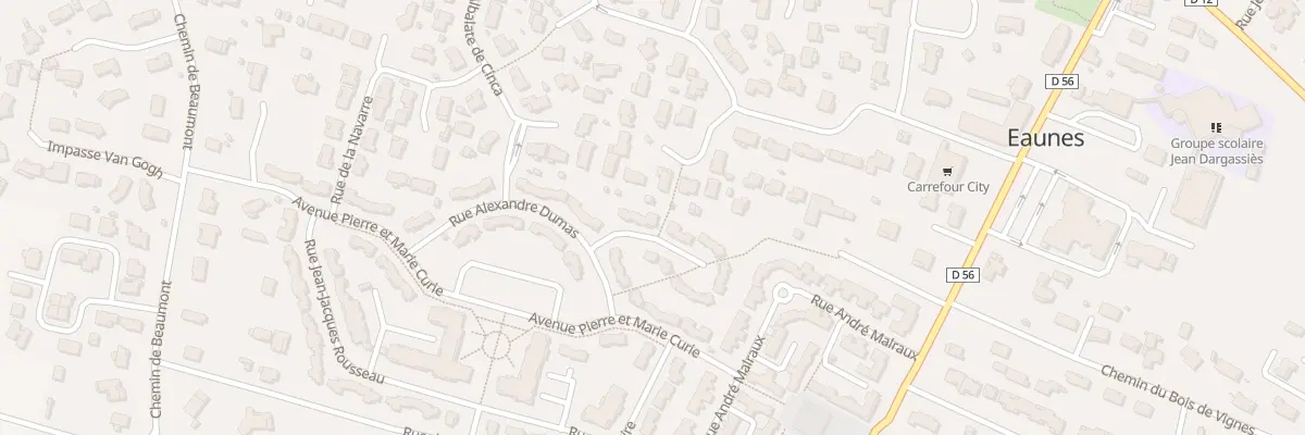 Plan du 12 Imp Marcellin Berthelot à Eaunes