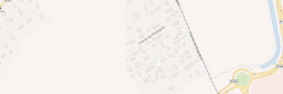 Plan du 2770 Che de l’Enseigure à Aussonne