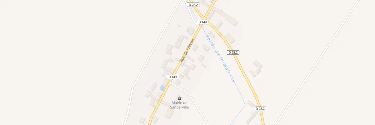 Plan du 7 Rue de l’Arche à Sandarville