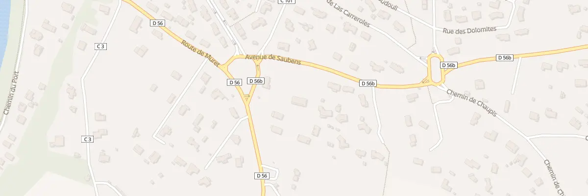 Plan du 2 Che de Pins à Saubens