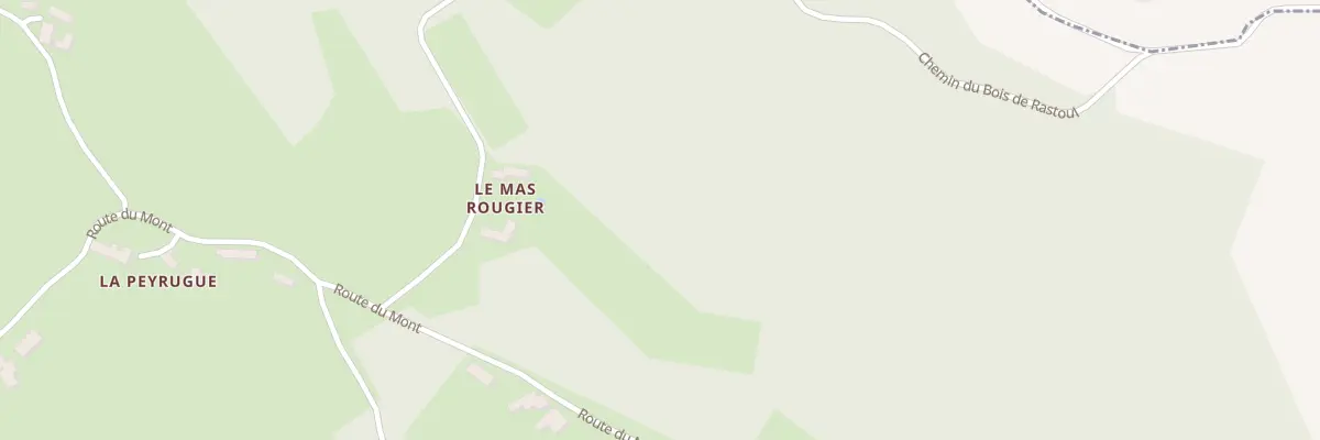 Plan du 50 Che du Bois de Rastoul à Simeyrols