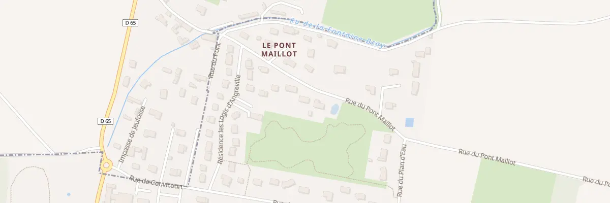 Plan du 8 Rue du Pont Maillot à Saint-Aubin-sur-Gaillon