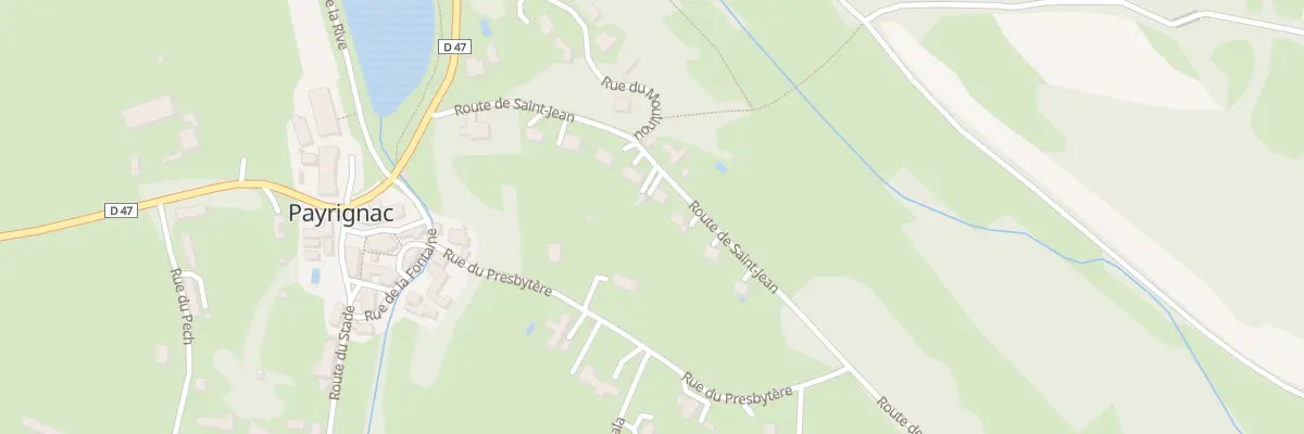 Plan du 20 Rte de Saint Jean à Payrignac
