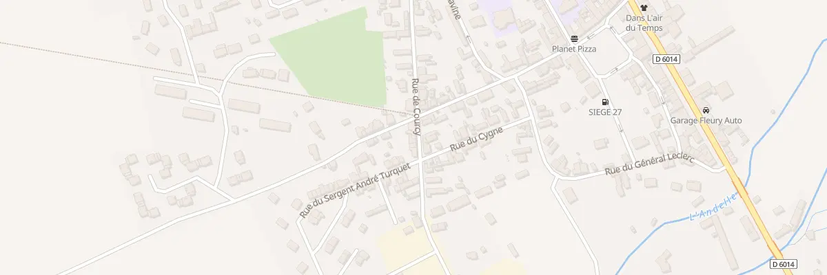 Plan du 14 Rue de Courcy à Fleury-sur-Andelle