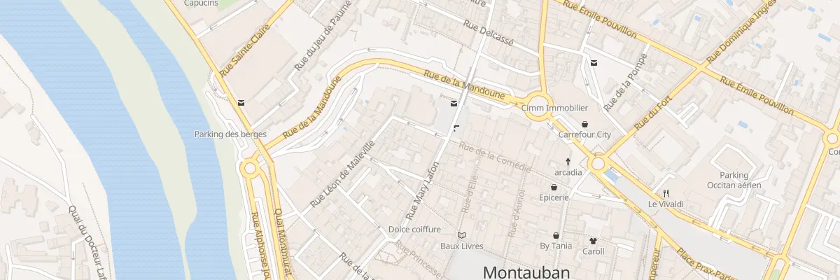 Plan du 41 Rue de la Comédie à Montauban