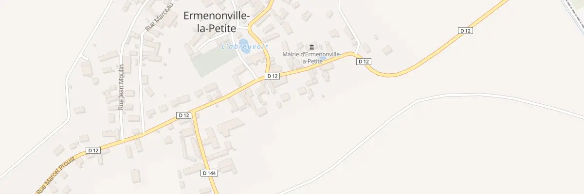 Plan du 20B Rue Marcel Proust à Ermenonville-la-Petite