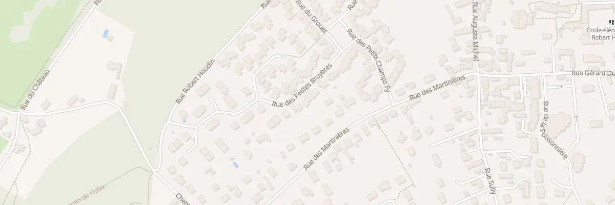 Plan du 14 Rue des Petites Bruyères à Saint-Gervais-la-Forêt