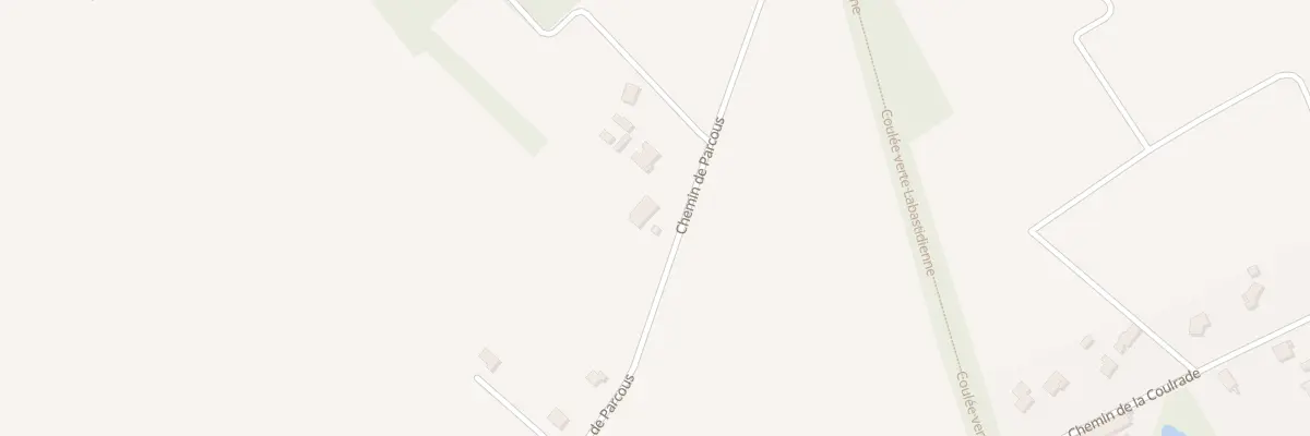 Plan du 555 Che de Parcous à Labastide-Saint-Pierre