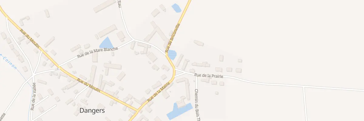 Plan du 1 Rue de la Prairie à Dangers