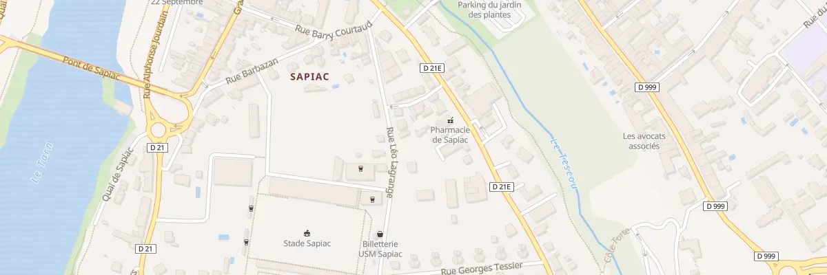 Plan du 153 Rue Léo Lagrange à Montauban
