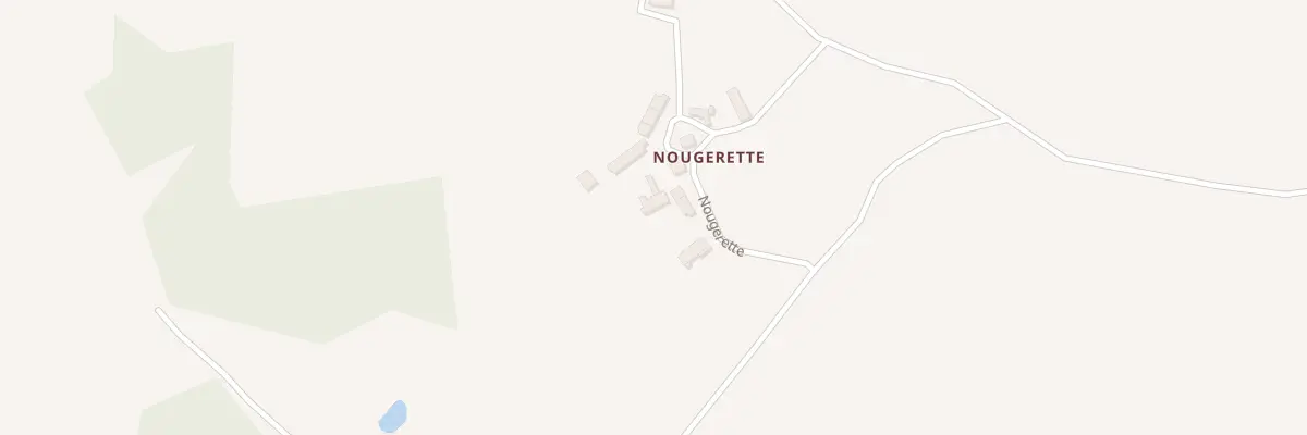 Plan du 3 Nougerette à Roussines