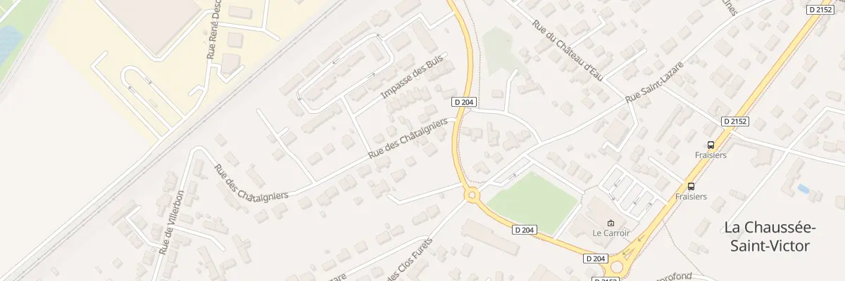Plan du 8 Rue des Châtaigniers à La Chaussée-Saint-Victor