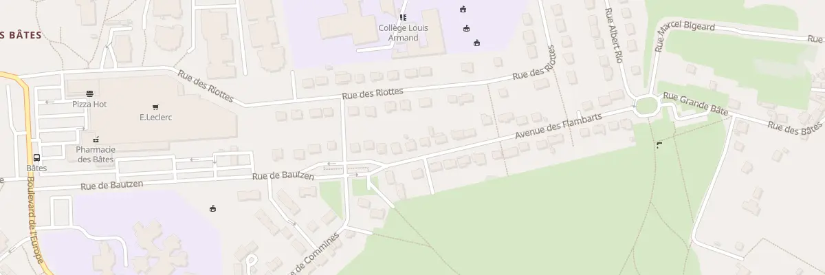 Plan du 3 Av des Flambarts à Dreux
