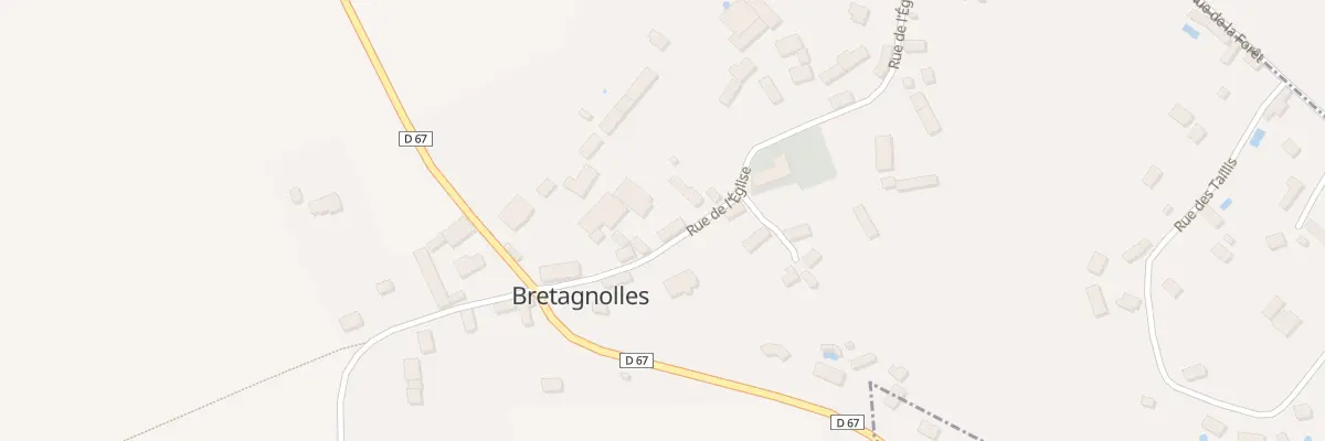 Plan du 3A Rue de l’Eglise à Bretagnolles