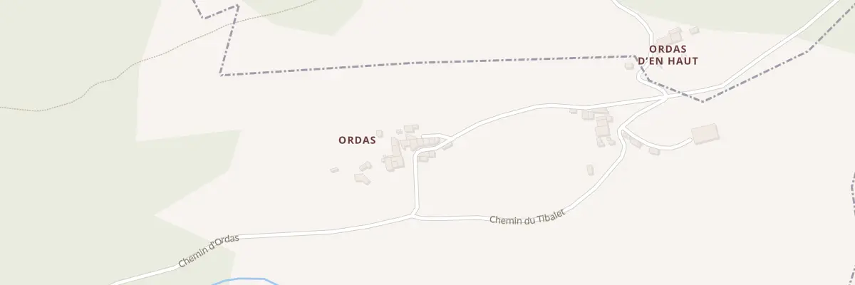 Plan du 3 Pas de Dessus à Durban-sur-Arize