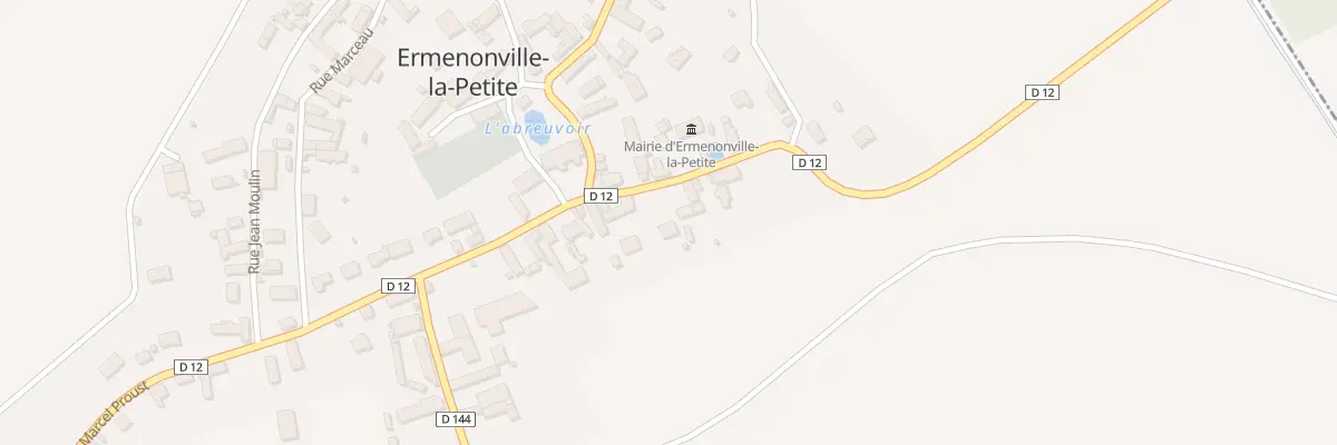 Plan du 24 Rue Marcel Proust à Ermenonville-la-Petite