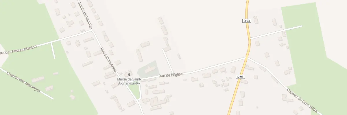 Plan du 89 Rue de l’Eglise à Saint-Aignan-sur-Ry