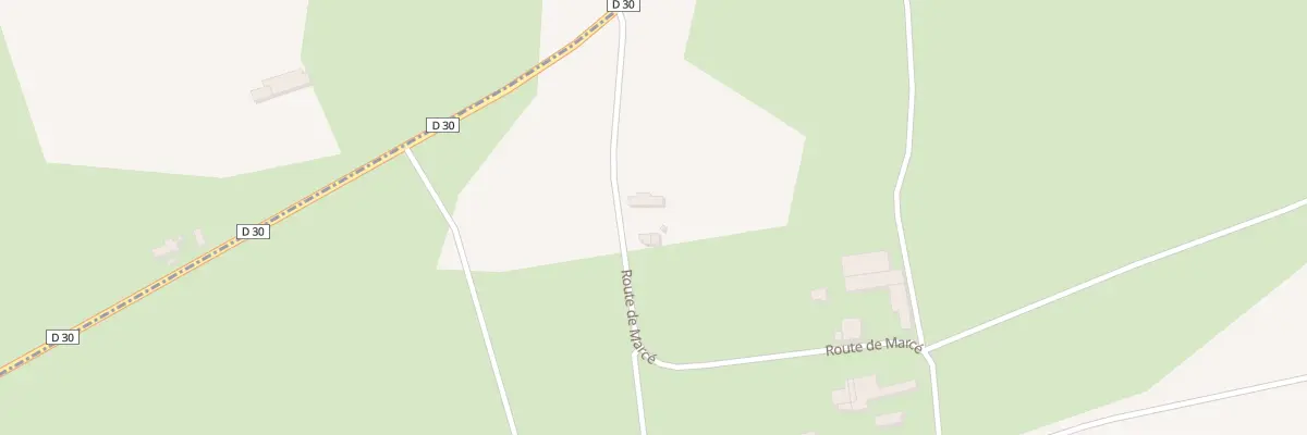 Plan du 12 Rte de Marcé à Oisly