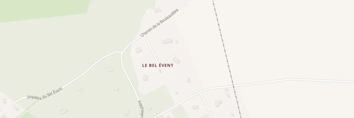 Plan du 866 Che de la Bouleautière à Ry