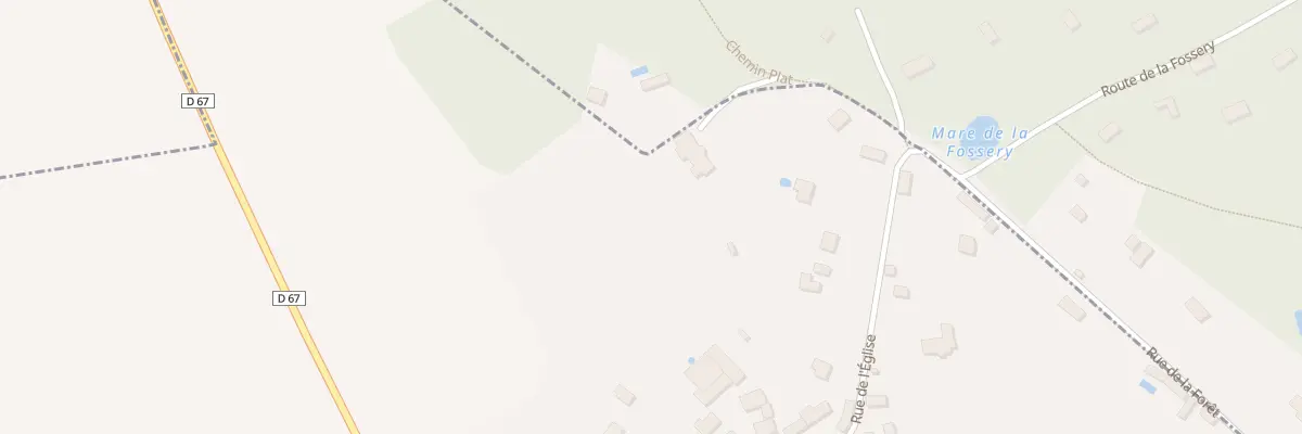 Plan du 9275 Rue de l’Eglise à Bretagnolles