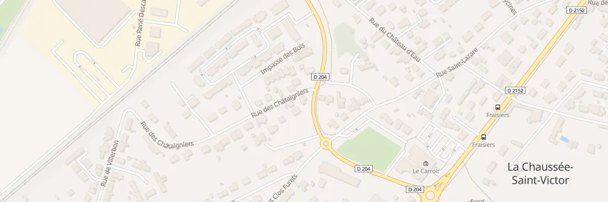 Plan du 6 Rue des Châtaigniers à La Chaussée-Saint-Victor