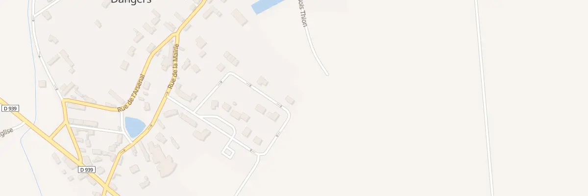 Plan du 25 Rue du Parc à Dangers