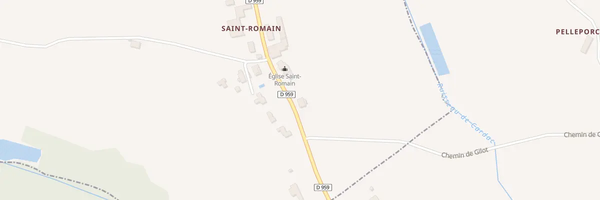 Plan du 47 Che de Gilot à Puycornet