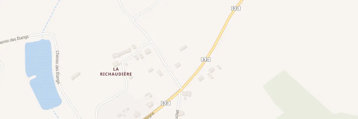 Plan du 4 Chem de la Richaudiere à Choussy