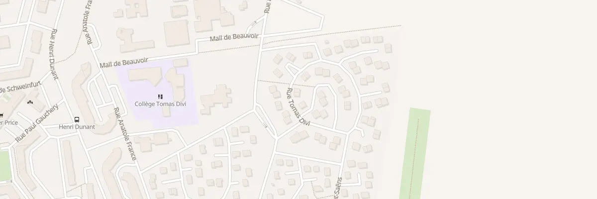 Plan du 25 Rue Tomas Divi à Châteaudun