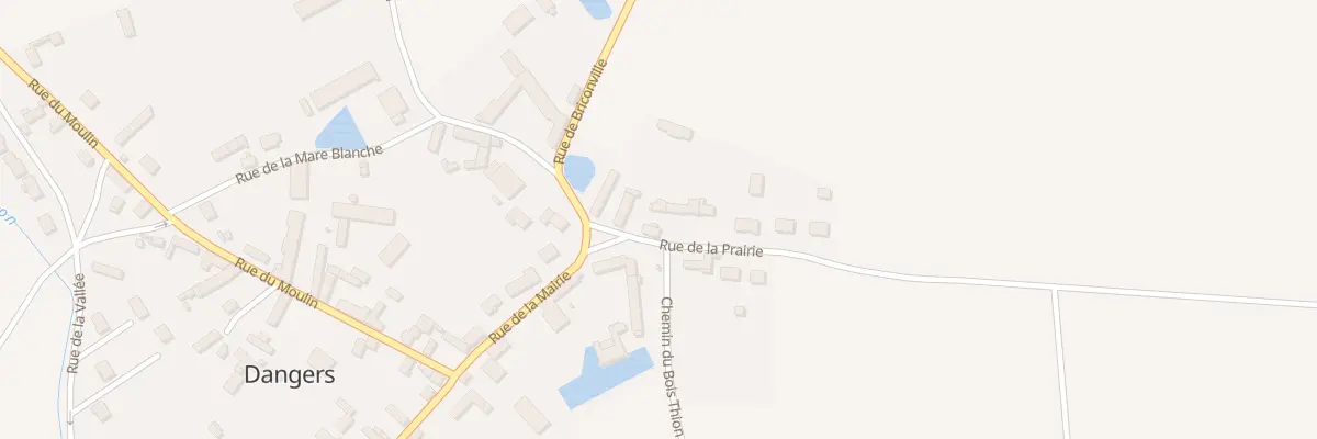 Plan du 5 Rue de la Prairie à Dangers