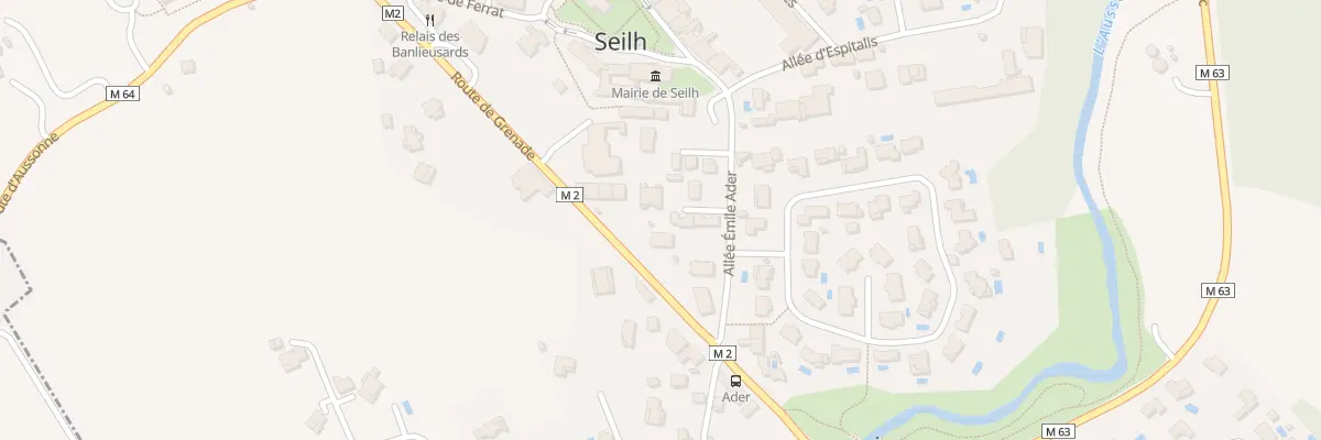 Plan du 6 Rte de Grenade à Seilh