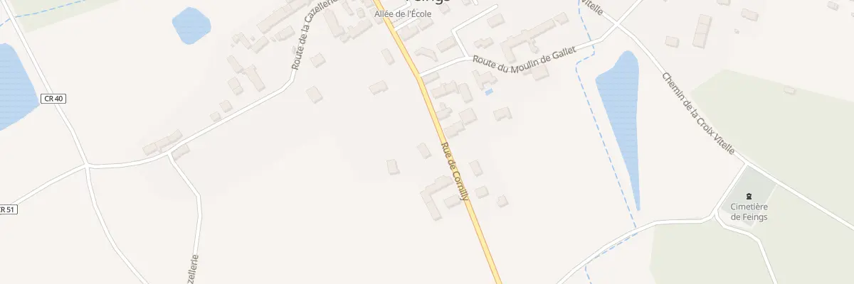Plan du 16 Rue de Cornilly au Controis-en-Sologne