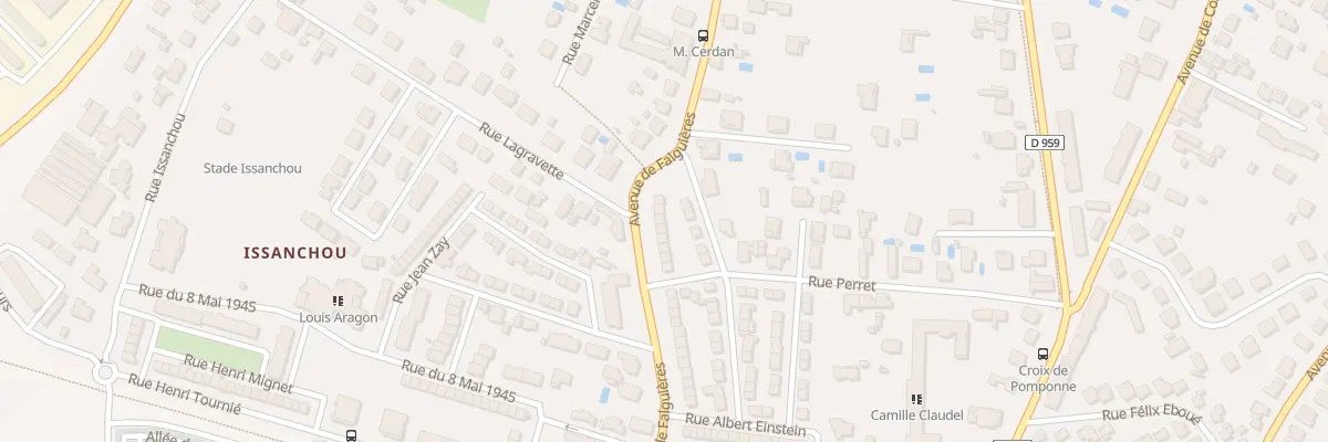 Plan du 342 Av de Falguières à Montauban